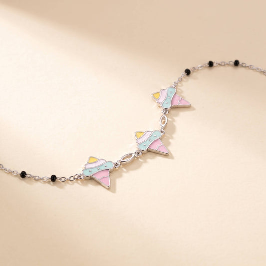 Ice Cream Charm Bracelet | 925 Silver