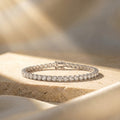 Classic Round CZ Tennis Bracelet | 925 Silver