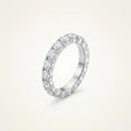 Flex Adjustable Eternity Band Ring | 925 Silver CZ Stacking Band