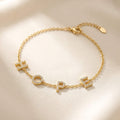HOPE CZ Gold Bracelet | 925 Silver